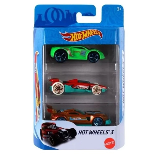 CARRO HOT WHEELS MATTEL 3UN SORTIDOS K5904