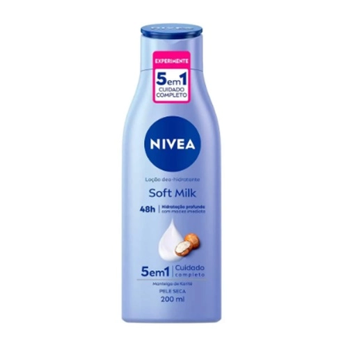 LOCAO NIVEA BODY MILK P.SEC 200ML