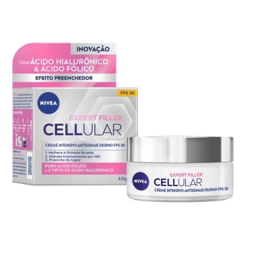 NIVEA CREME FACIAL ANTIRRUGAS NIVEA CELLULAR FPS30G 49G