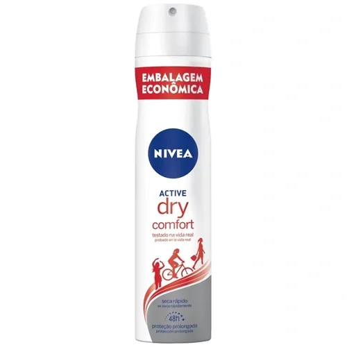 DESODORANTE NIVEA AER ACTIVE DRY COMFORT L200MLP150ML