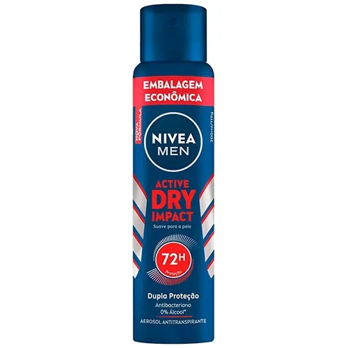 DESODORANTE NIVEA MEN AER ACTIVE DRY IMPACT MAS 200ML