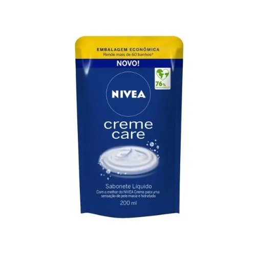 SABONETE LIQ NIVEA CR CARE REFIL 200ML