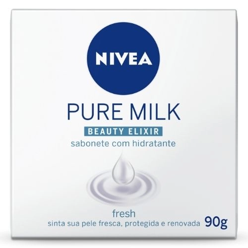 SABONETE NIVEA PURE MILK FRESH 90G