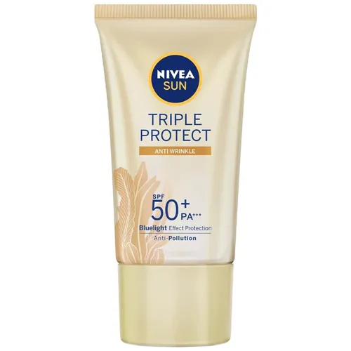 Protetor Facial Nivea Sun Triple Protect Antissinais Fps50 40Ml