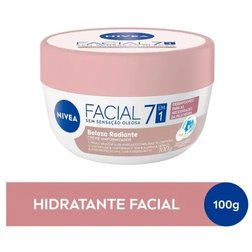 CREME FACIAL NIVEA BELEZA RADIANTE 100G