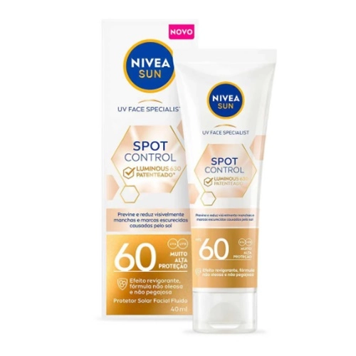 PROTETOR NIVEA SUN FACIAL FPS 60 SPOT CONTROL 40ML
