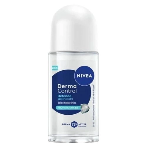 DESODORANTE NIVEA ROLL DERMA CONTROL DEFENDE FEM 50ML