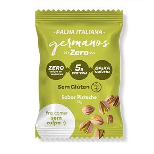 PALHA ITALIANA SABOR PISTACHE 30G ZERO ACUCAR