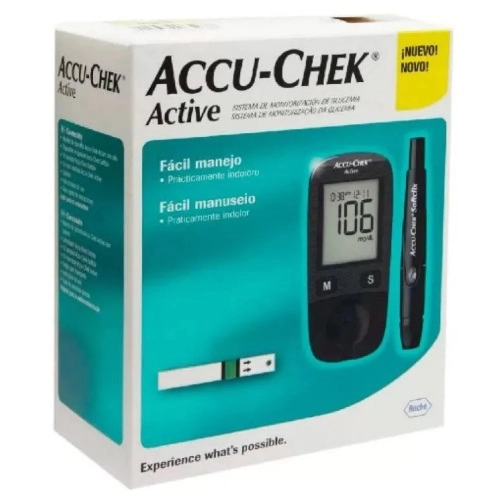 APARELHO GLICOSE ACCU CHEK ACTIVE