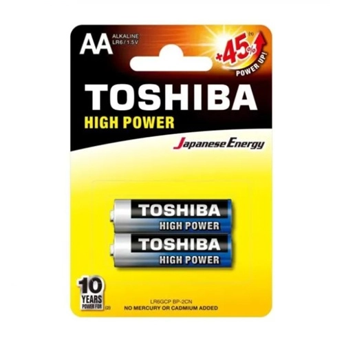 PILHAS TOSHIBA ALCALINA AA 2UN