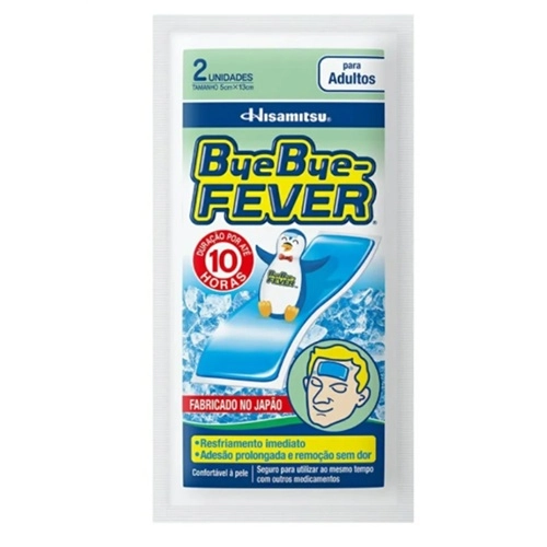 BYE BYE FEVER ADESIVO PARA FEBRE ADULTO 2 UNIDADES