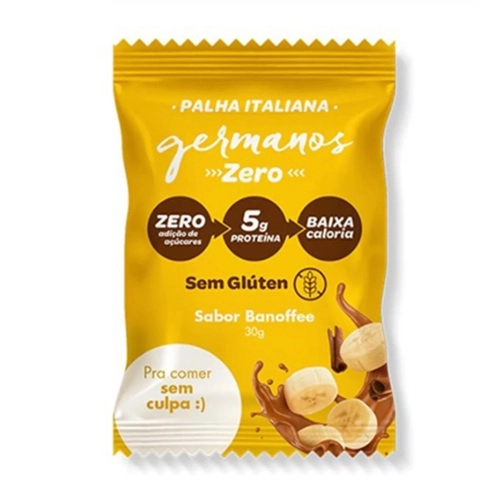 PALHA ITALIANA SABOR BANOFFEE 30G ZERO ACUCAR