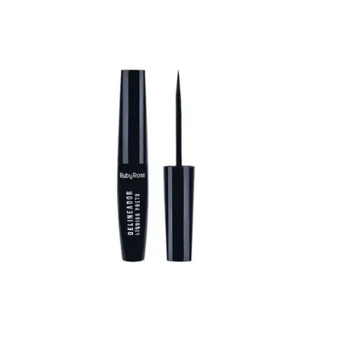 Delineador Ruby Rose Hb 8406 Liquido Preto