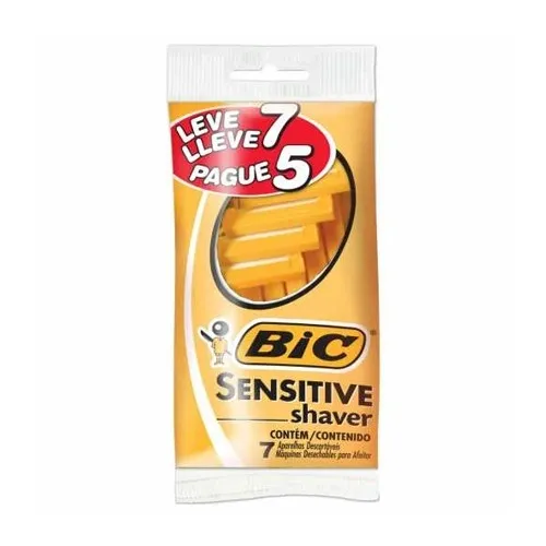 APARELHO PARA BARBEAR BIC SENSITIVE LEVE 7 PAGUE 5