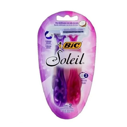 APARELHO DEPILATORIO BIC SOLEIL FEMININA 2UN
