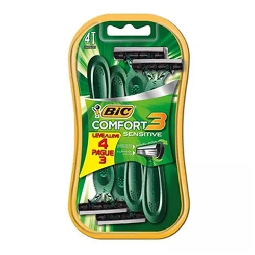 APARELHO DE BARBEAR BIC CONFORT3 SENSITIVE L4P3