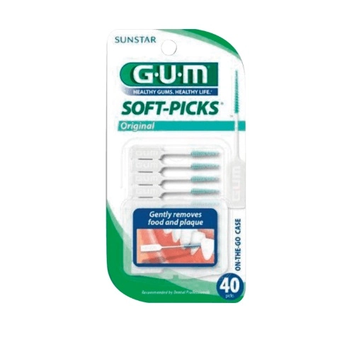 ESCOVA DENTAL GUM PALITO INTERDENTAL SOFT-PICKS 40UN