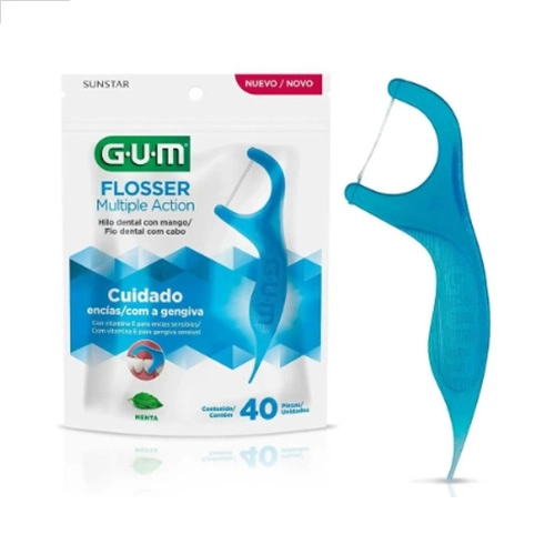 FIO DENTAL GUM FLOSSER MULTIPLE MENTA 40UN
