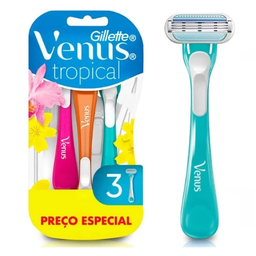 APARELHO DEPILATORIO GILLETTE VENUS TROPICAL 3UN