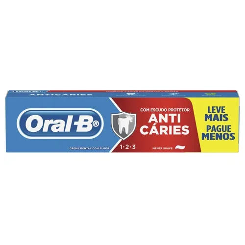 Creme Dental Oral B 123 Anticaries Com 150G