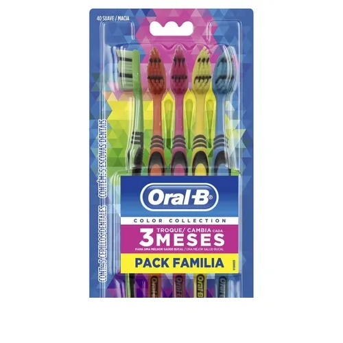 ESCOVA DENTAL ORAL B COLOR PACK 5UN