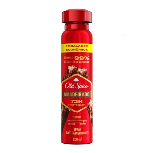 DESODORANTE OLD SPICE AEROSOL LENHA 200ML