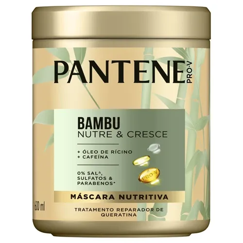 MASCARA CAPILAR PANTENE TRATAMENTO BAMBU 600ML