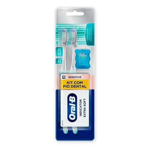 KIT ORAL-B ESC DENT+FIO DENT SENSITE EXTRA SOFT 3UN