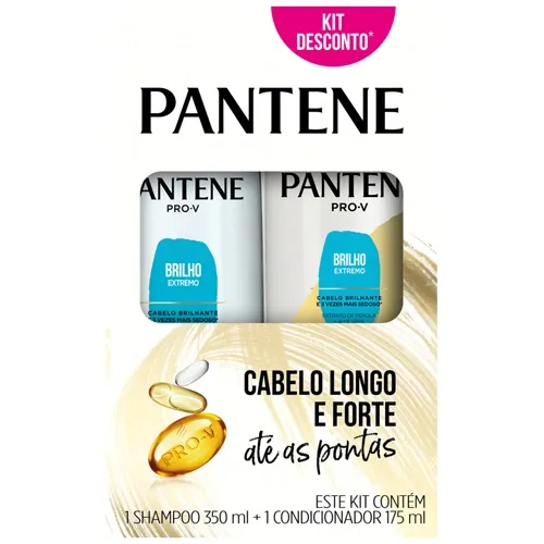 SHAMP+COND PANTENE BRILHO