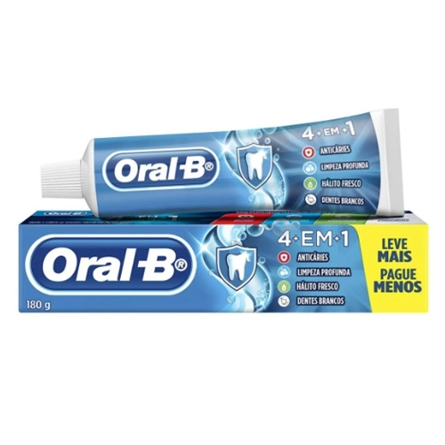 CREME DENTAL ORAL-B 4X1 180G
