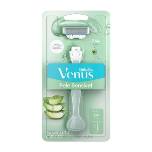 APARELHO DEPILATORIO GILLETTE VENUS PELE SENSIVEL 1UN