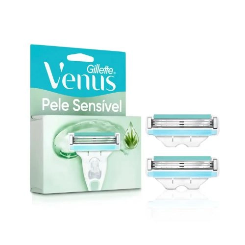 CARGA GILLETTE VENUS PELE SENSIVEL 2UN