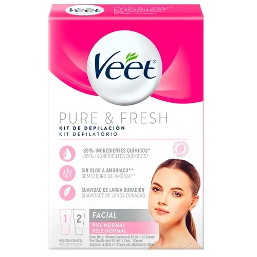 KIT VEET CR DEPIL+CR POS DEPIL PURE&FRESH 50ML+50ML