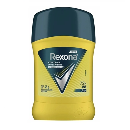 DESODORANTE REXONA MEN CR STICK V8 MAS 45G