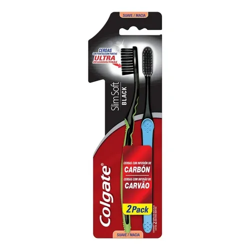 ESCOVA DENTAL COLGATE S SOFT BLACK LV2 PG1