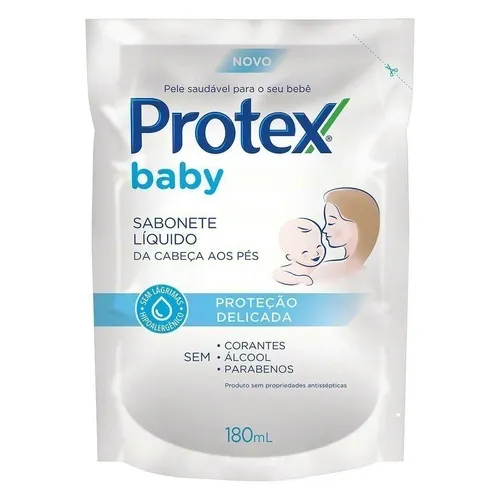 SABONETE LIQ PROTEX BABY CAB/PES REF 180ML