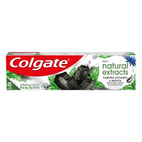 CREME DENTAL COLGATE NATURAL EXTRACTS CARVAO/MENTA 4UN 90G