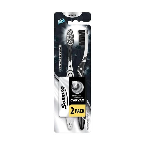 ESCOVA DENTAL SORRISO CARVAO 2UN