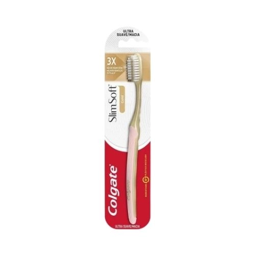 ESCOVA DENTAL COLGATE SLIM SOFT GOLD EXTRA MACIA 1UN