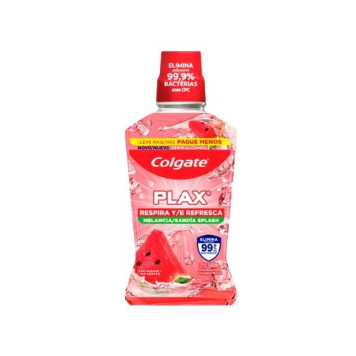 ENXAGUANTE BUCAL COLGATE PLAX MELANCIA 500ML