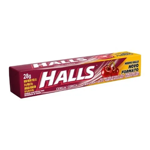 HALLS CEREJA 28G
