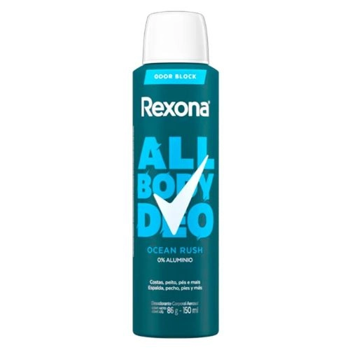 DESODORANTE REXONA AER ALL BODY DEO OCEAN RUSH CORPORAL MAS 150ML