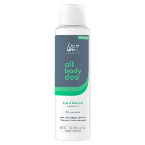 DESODORANTE DOVE AER MEN+CARE ALL BODY DEO ALOE/BAMBOO CORPORAL MAS 150ML