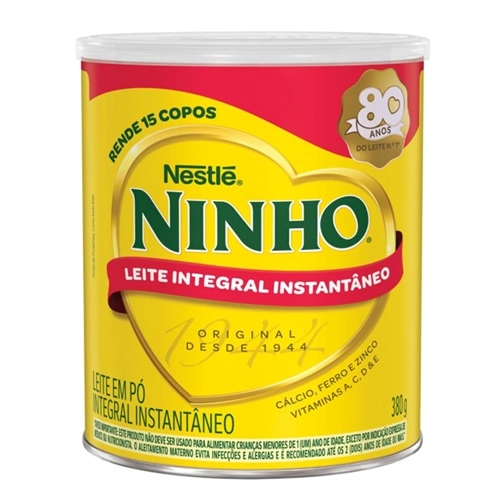 NINHO LEITE EM PO INTEGRAL INSTANTANEO 380G