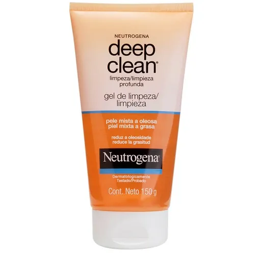 GEL DE LIMPEZA FACIAL NEUTROGENA DEEP CLEAN 150G