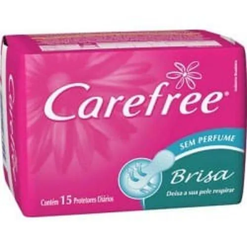 ABSORVENTE CAREFREE PROTETOR DIARIO SEM PERFUME 15UN