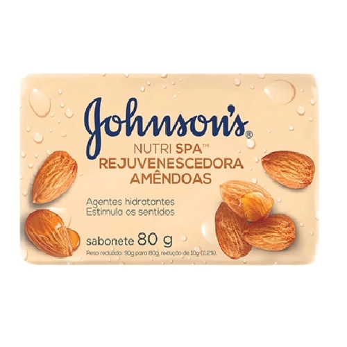SABONETE JOHNSON OLEO DE AMENDOA 90G