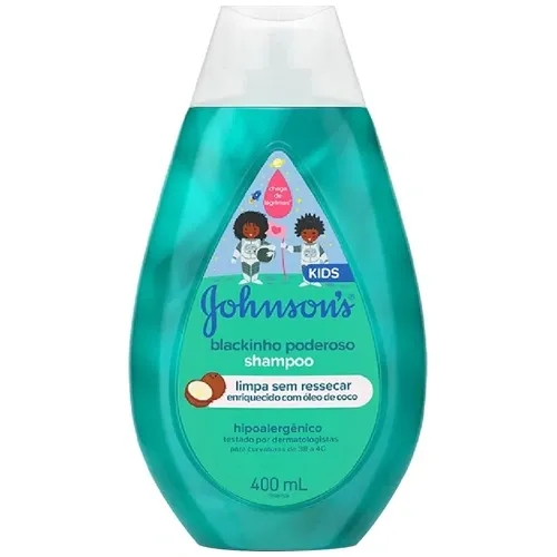 SHAMPOO JOHNSONS KIDS BLACKINHO PODEROSO 400ML