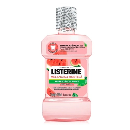 ENXAGUANTE BUCAL LISTERINE ZERO MELANCIA/HORTELA 250ML