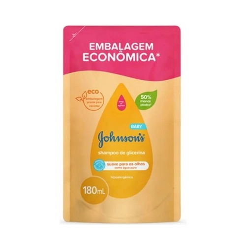 SHAMPOO JOHNSONS BABY REGULAR REFIL 180ML